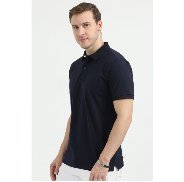 REEBOK ROUND NECK T-SHIRT REGULAR FIT, NAVY