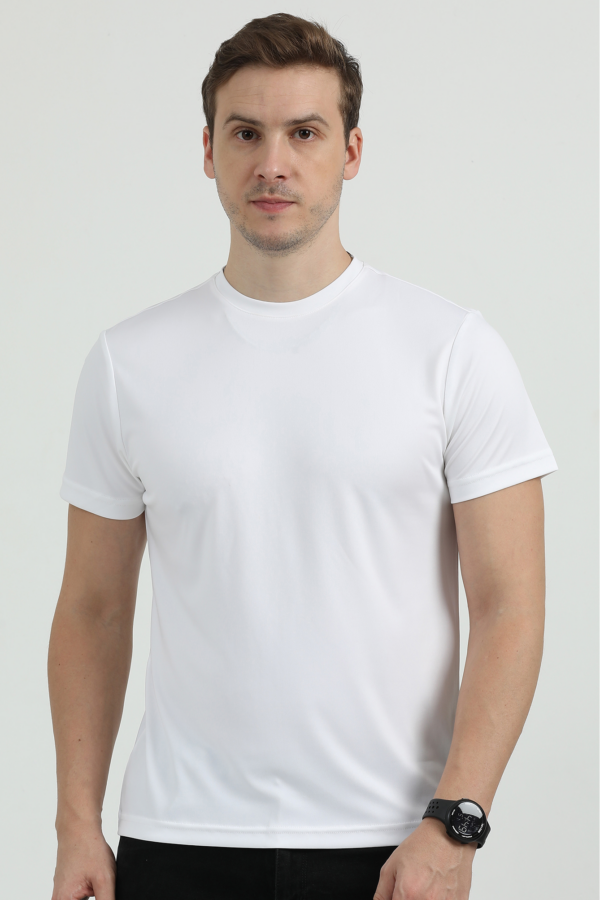 REEBOK POLO COTTON T-SHIRT REGULAR FIT, WHITE XL