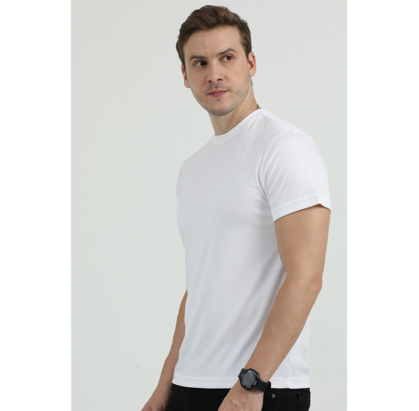 REEBOK POLO COTTON T-SHIRT REGULAR FIT, WHITE XL