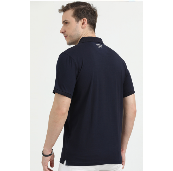 REEBOK ROUND NECK T-SHIRT REGULAR FIT, NAVY