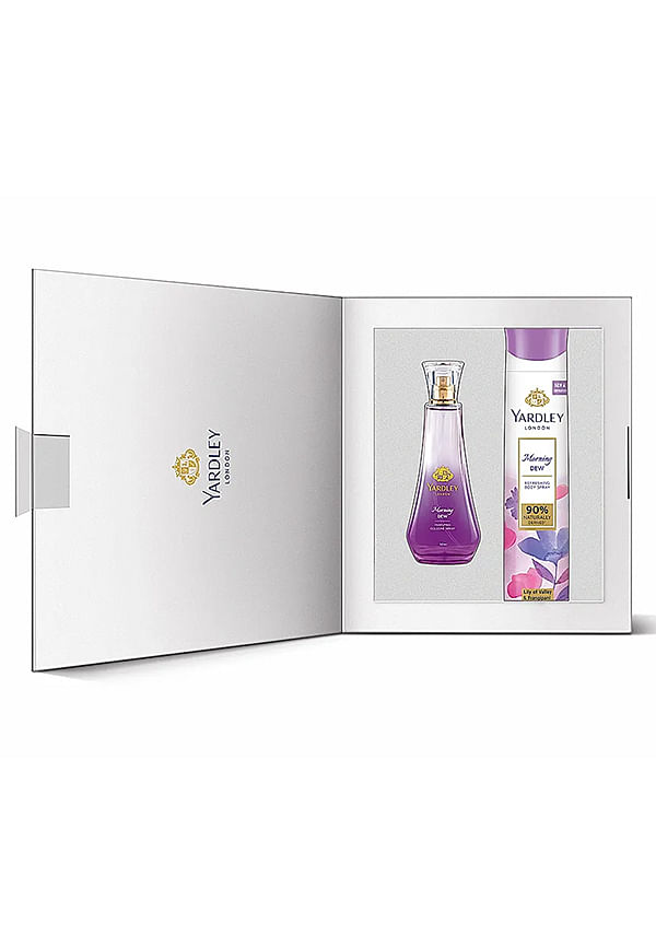 YARDLEY LONDON LUXURY GIFT SET OF 2 PERFUME & BODY SPRAY