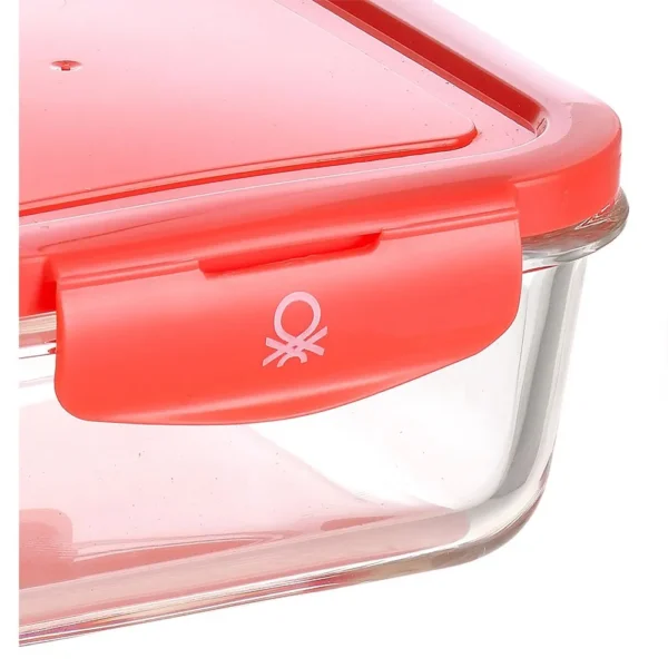 SQUARE FOOD CONTAINER RED