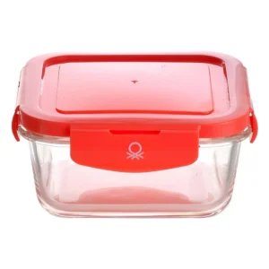 SQUARE FOOD CONTAINER RED