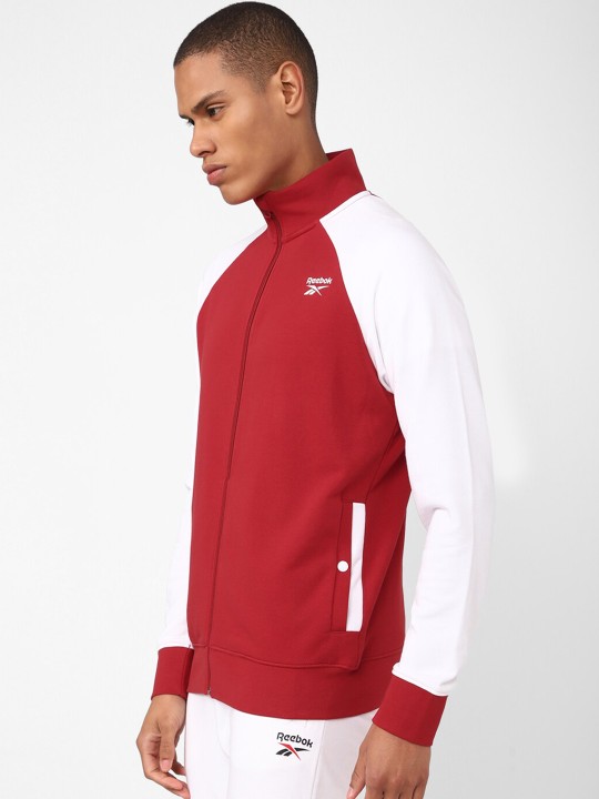 REEBOK MENS TRACKTOP, RED XS