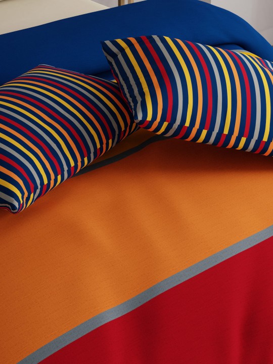 Rainbow Super King Size bedsheet BEIN-9045