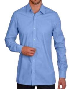 BENETTON UCB MAN'S SHIRT SKY BLUE 2XL