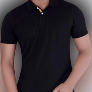 BENETTONUCB POLO POLYSTER COTTON T-SHIRT BLACK L