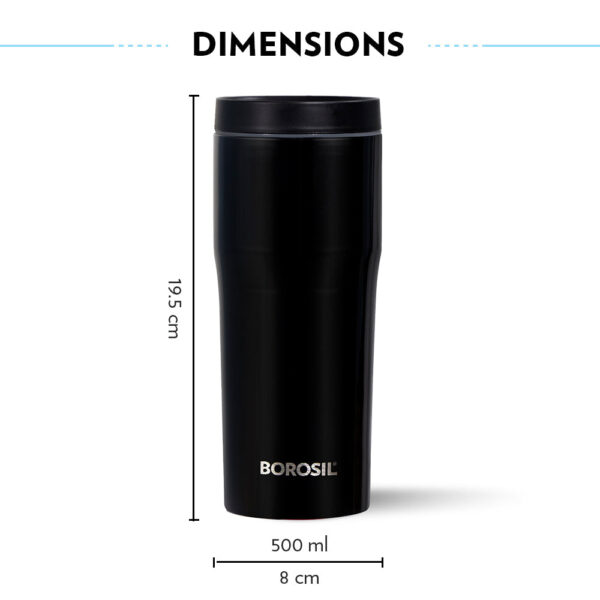 Borosil - Vacuum Insulated Hike Tumbler ? 480 ML