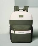 Uppercase Vegan Leather Laptop Backpack 7A GREEN