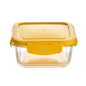 SQUARE FOOD CONTAINER Yellow