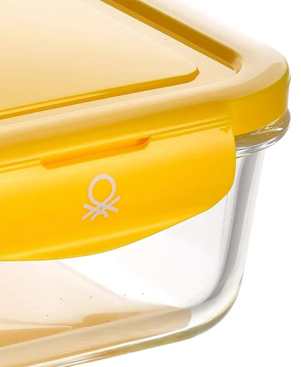 SQUARE FOOD CONTAINER Yellow