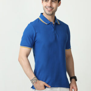 M&S Polo T-shirt, Regular Fit, Royal Blue