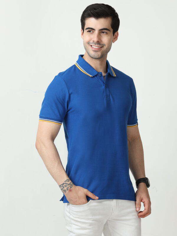 M&S Polo T-shirt, Regular Fit, Royal Blue