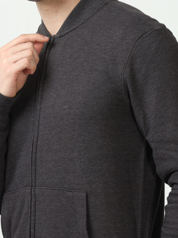 M&S Hoodie Jacket, Charcoal Grey