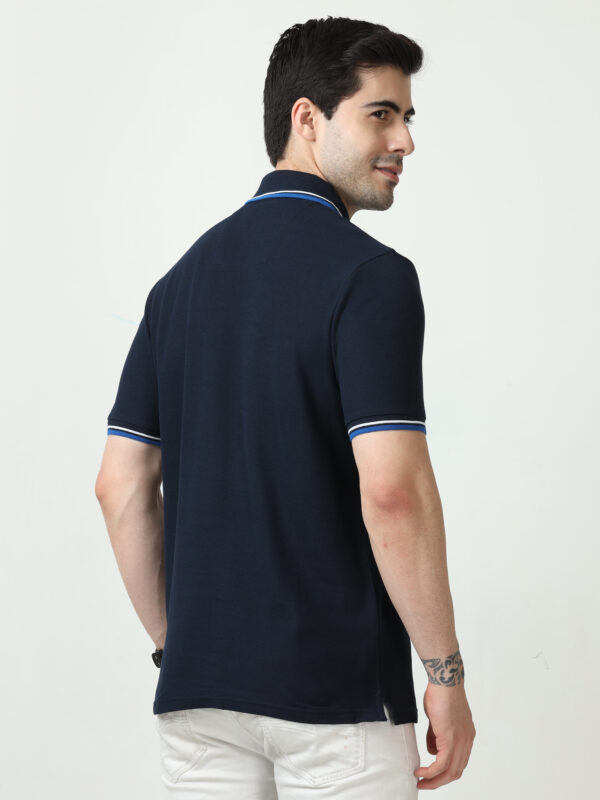 M&S Polo T-shirt, Regular Fit, Navy Blue