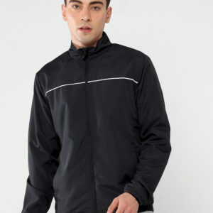 PUMA PUMA WOVEN TRACK JACKET BLACK-WHITE