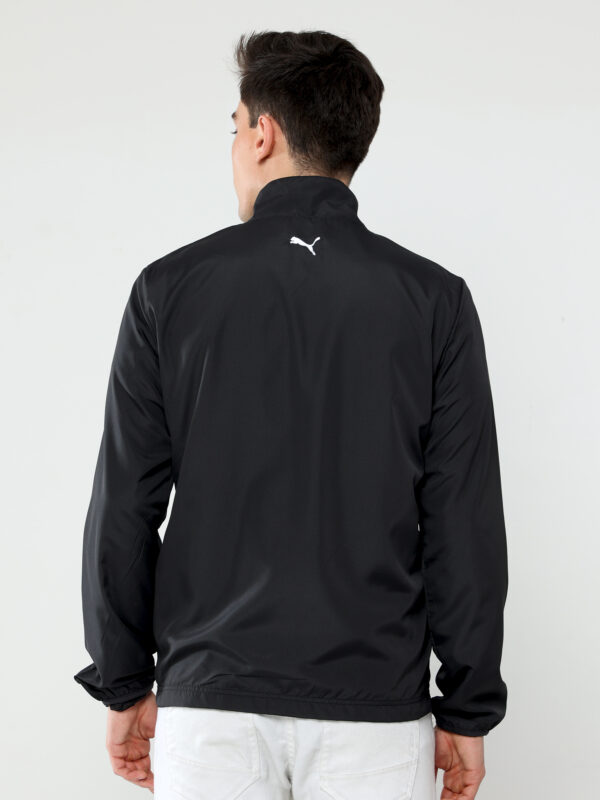 PUMA PUMA WOVEN TRACK JACKET BLACK-WHITE