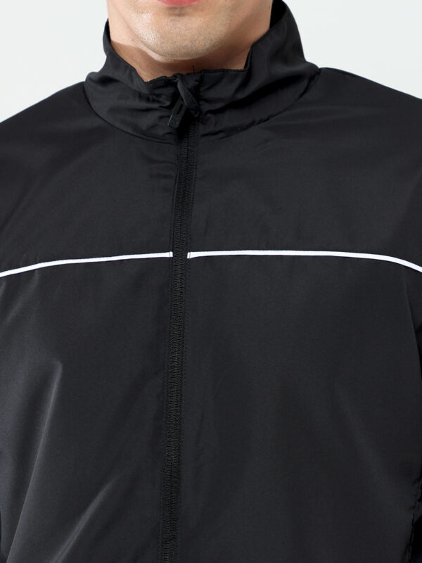 PUMA PUMA WOVEN TRACK JACKET BLACK-WHITE