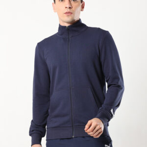 PUMA KNITTED SWEATSHIRT PEACOAT