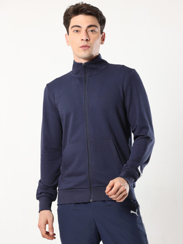 PUMA KNITTED SWEATSHIRT PEACOAT