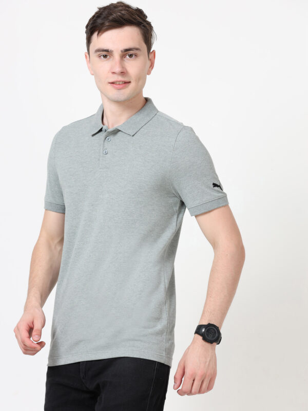 PUMA ESS ARCHIVE POLO M.GREY HEATHER