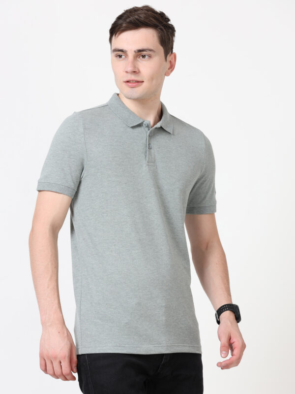 PUMA ESS ARCHIVE POLO M.GREY HEATHER