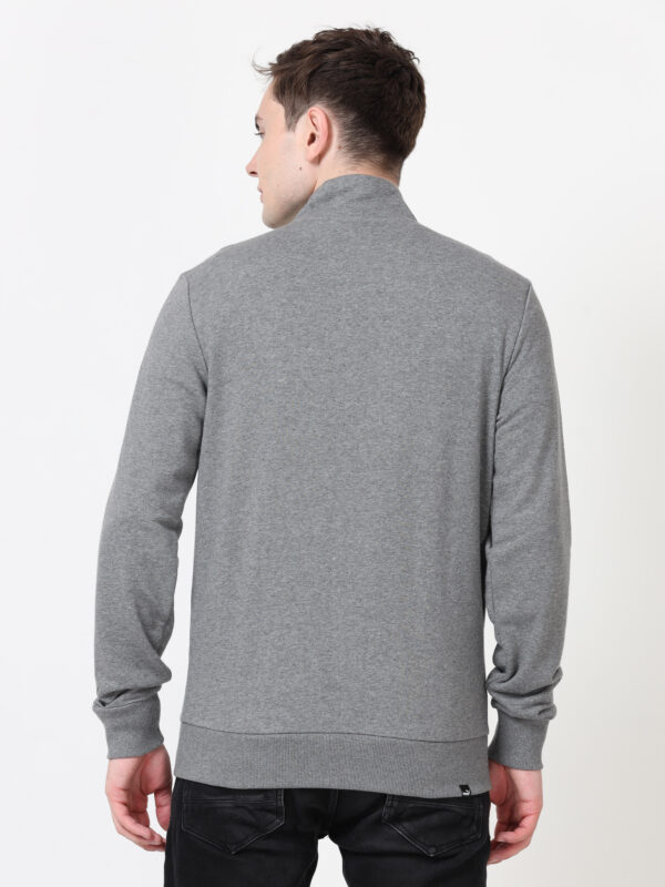 PUMA KNITTED SWEATSHIRT GREY HEATHER