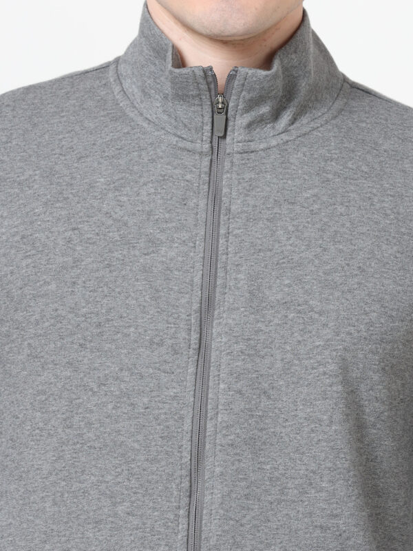 PUMA KNITTED SWEATSHIRT GREY HEATHER