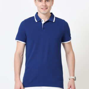 PUMA ESS PIQUE TIPPING POLO SODALITE-WHITE