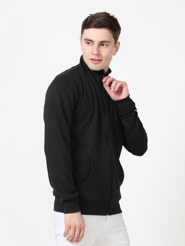 PUMA KNITTED SWEATSHIRT BLACK