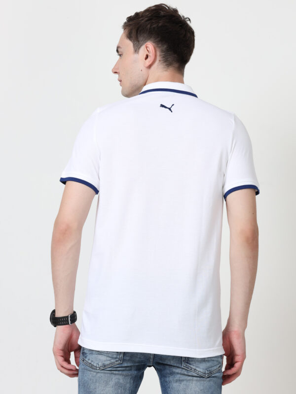 PUMA ESS PIQUE TIPPING POLO WHITE SODALITE