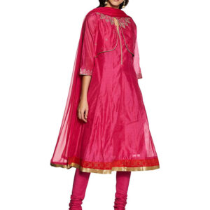 Rangriti Synthetic A Line Salwar Suit Set For Women