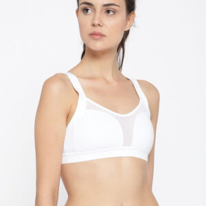 Puma Solid Non-Wired Curl Sports Non Padded  Bra