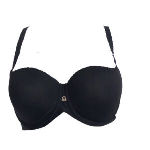 Undercolors of Benetton Black Full-Coverage Lightly Padded T-shirt Bra