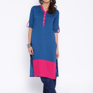 Anouk Teal Kurta