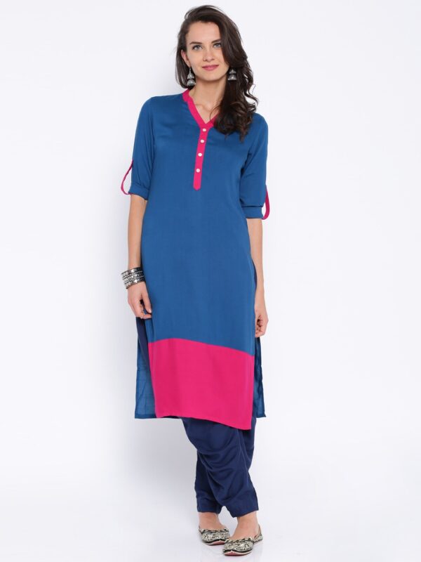 Anouk Teal Kurta