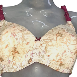 Multicoloured Printed Non Wired- Non Padded Bra