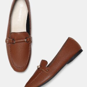 DressBerry Women Brown Loafers