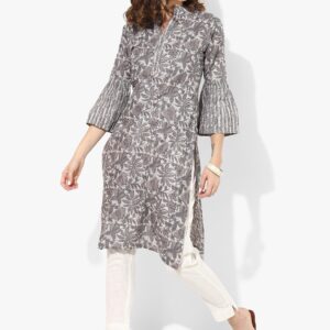 Divina Grey Printed Kurta