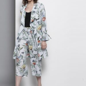 DOROTHY PERKINS Women Blue Floral Print Shrug