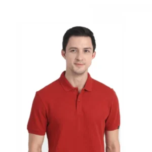 M&S Polo T-shirt, Regular Fit, Berry