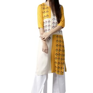 Moda Rapido Women Block Print Straight Kurta