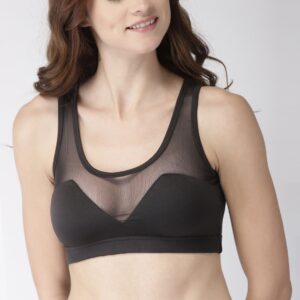 Mast & Harbour Solid Non-Wired Lightly Padded Sports Bra