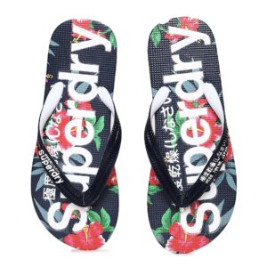 Superdry Women Multicoloured Printed Thong Flip-Flops