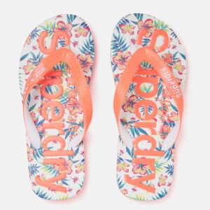 Superdry Women Multicoloured Printed Thong Flip-Flops