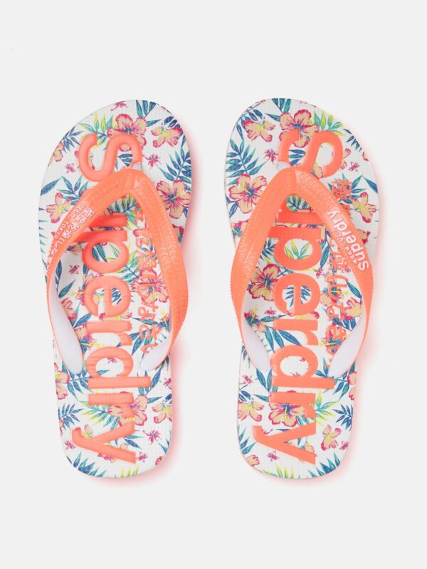 Superdry Women Multicoloured Printed Thong Flip-Flops