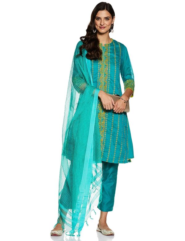 Rangriti Women"s Straight Salwar Suit Set