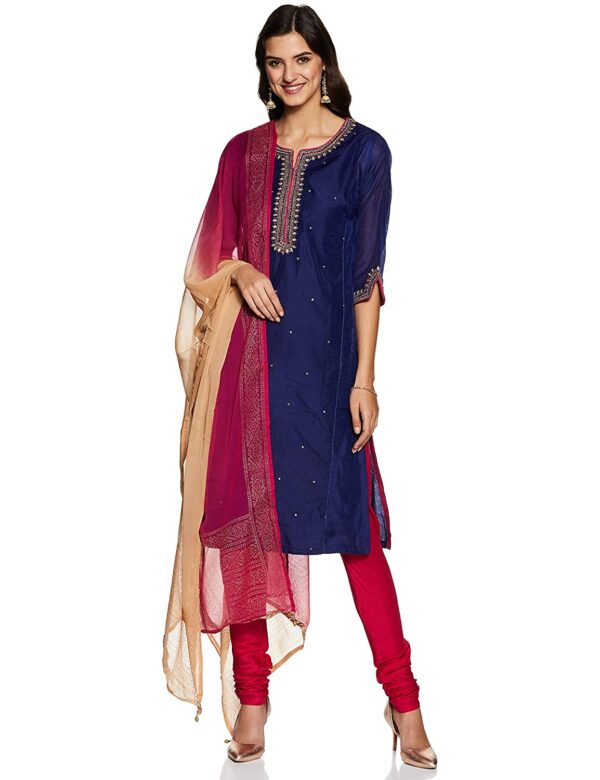 Rangriti Women"s Straight Salwar Suit Set