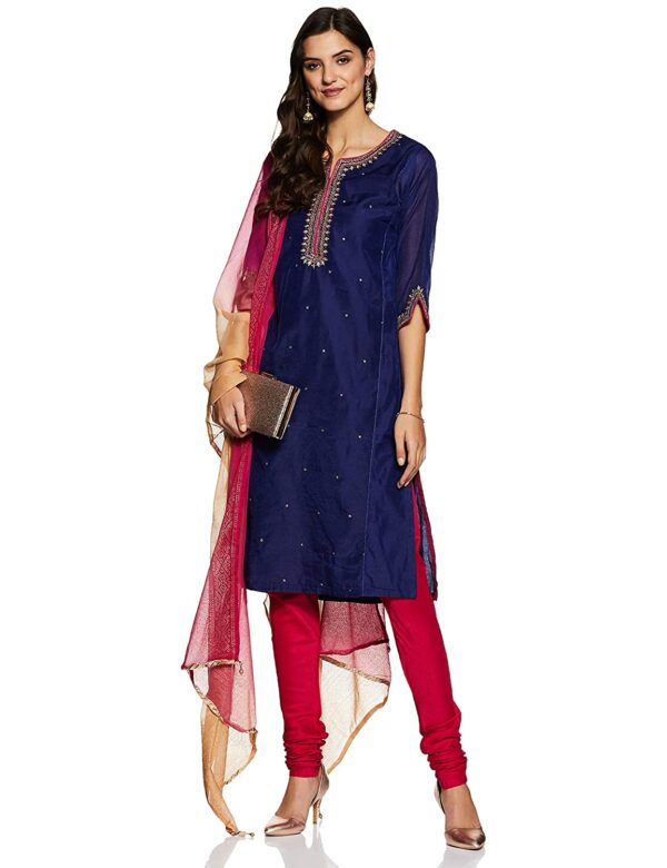 Rangriti Women"s Straight Salwar Suit Set