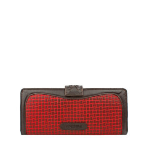 HIDESIGN SB FRIEDA W1 WOMEN"S WALLET, MARRAKECH MELBOURNE RANCH, RED, MARAKESH